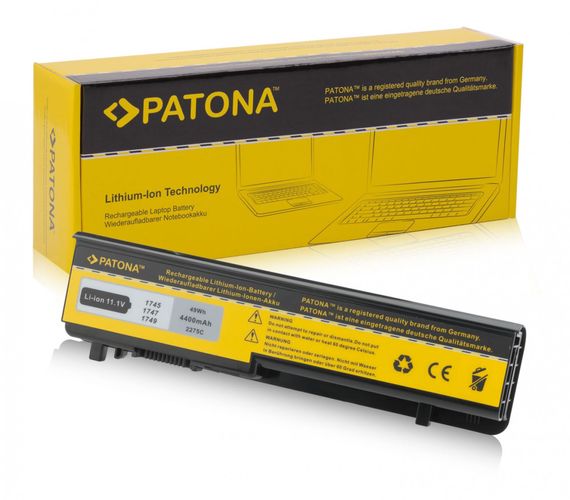 Battery f. Dell Studio 1745 Studio 1747 1749 312-0186 312-0196 4400mAh, PATONA 2275 4260284325565