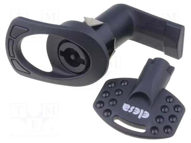 Lock; polyamide; 30mm; Kind of insert bolt: double-bit insert ELESA+GANTER CQTL/A-FM-35-30