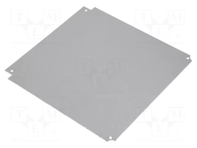 Front panel; aluminium; W: 300mm; L: 300mm; CAB; Wall thick: 1.5mm FIBOX FPA33