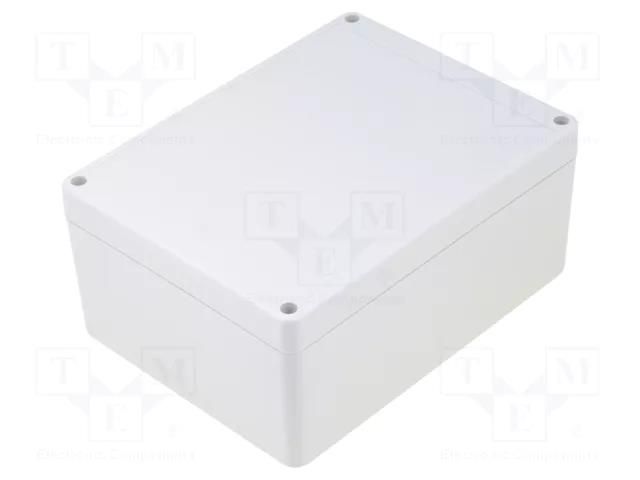 Enclosure: multipurpose; X: 125mm; Y: 165mm; Z: 75mm; ABS; grey; IP65 COMBIPLAST CP-1245