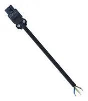 CABLE, POWER, EL LED, BLACK, 2M ELC2001PBUL