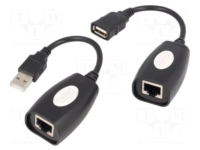 USB extender; RJ45 socket,USB A socket; 60m DIGITUS A-USB-EXTENDER