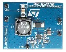 STEP DOWN SMPS, 2A, DEV BOARD STEVAL-ISA097V1