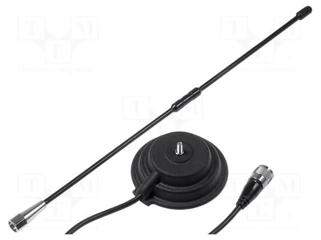 Antenna; CB; automotive; 0.45m; 1dBi; 50W; magnet; Len: 4m; UHF FARUN FRN.ANT.M16