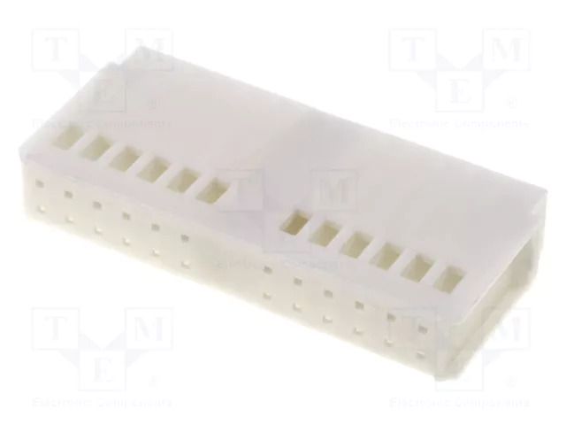 Connector housing; plug; Quadlock; PIN: 24; VW 2011->; white 4CARMEDIA 800014