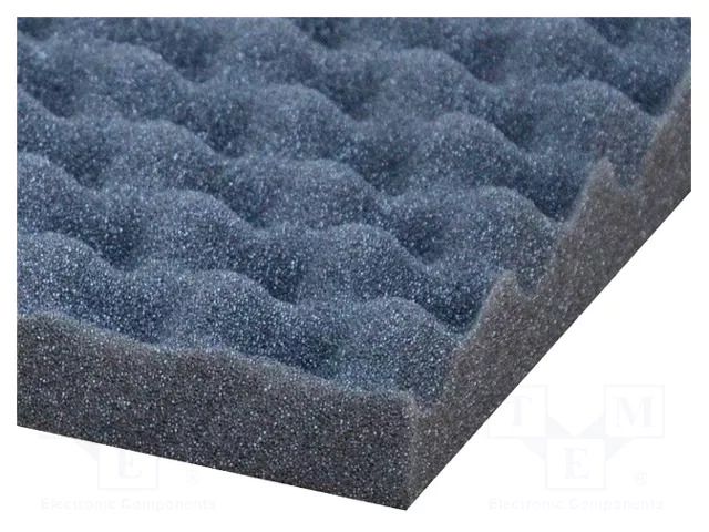 Sound absorbing sponge; 1000x500x30mm; perforated BASSER SAS.30
