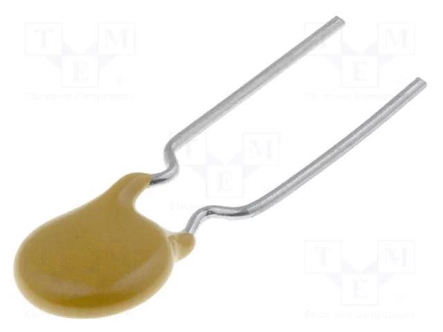 Fuse: PTC polymer; 250mA; Ø0.65x7.6mm ECE EX025-V1