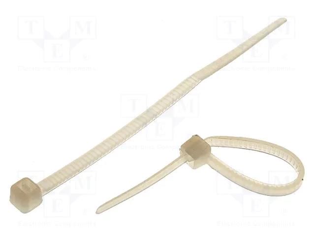 Cable tie; L: 75mm; W: 2.4mm; natural; polyamide; 78.5N; Ømax: 15mm KSS WIRING CV-075