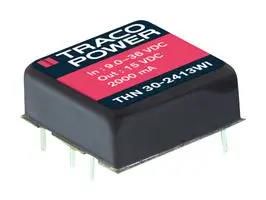 DC/DC CONVERTER, +/-1A, +/-15V, 30W THN 30-2423WI