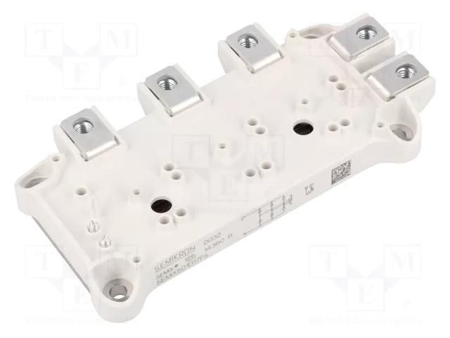 Bridge rectifier: half-controlled; Urmax: 1.6kV; If: 240A; module SEMIKRON DANFOSS SEMIX241DH16S