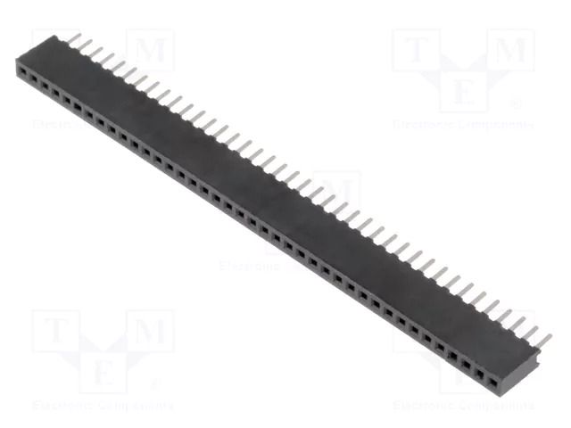 Connector: pin strips; socket; female; PIN: 40; THT; straight; 1A CONNFLY DS1065-01-1X40S8BV