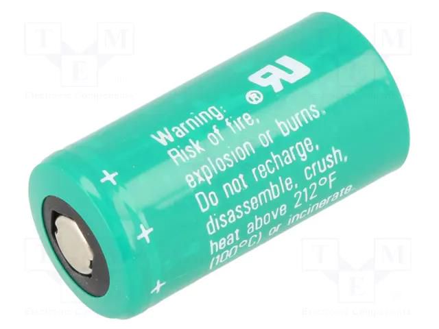 Battery: lithium; 2/3A,2/3R23; 3V; 1500mAh; non-rechargeable VARTA MICROBATTERY BAT-CR2/3AH