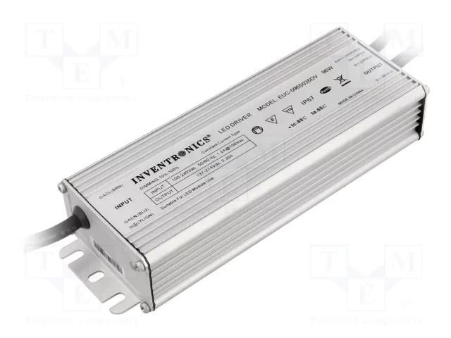 Power supply: switching; LED; 96W; 137÷274V; 350mA; 90÷305VAC; IP67 INVENTRONICS EUC-096S035DV