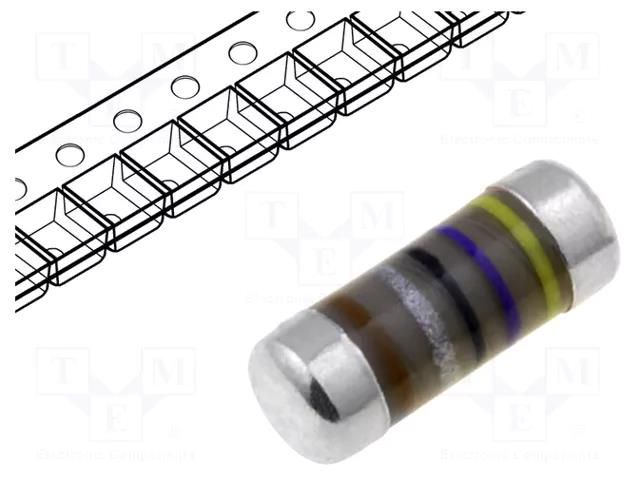 Resistor: thin film; SMD; 0207 MELF; 39Ω; 1W; ±1%; Ø2.2x5.8mm VISHAY SMDMM0207-39R