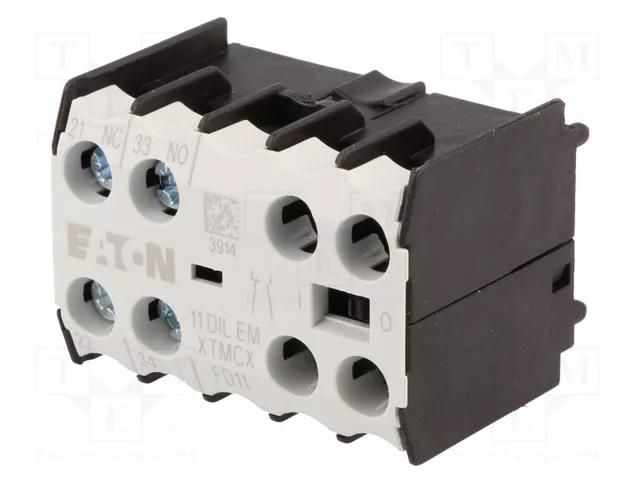Auxiliary contacts; Leads: screw terminals; front; DILEM EATON ELECTRIC 11DILEM
