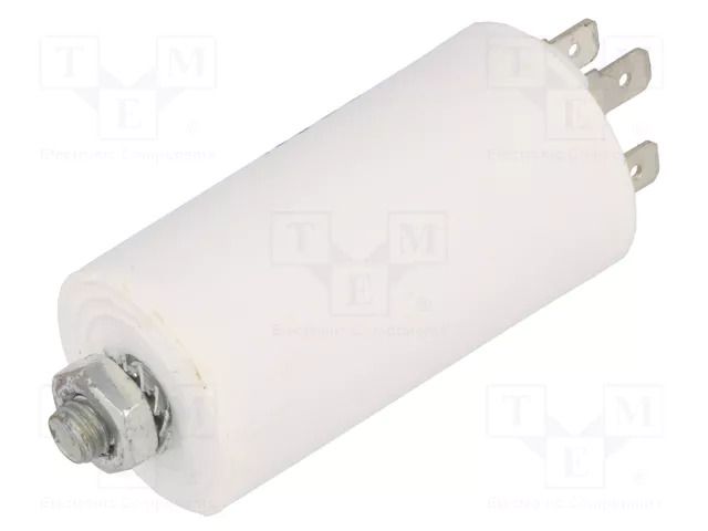 Capacitor: polypropylene; motors, run; 4uF; 450V; ±5%; 3000h SR PASSIVES CBB60E-4/450