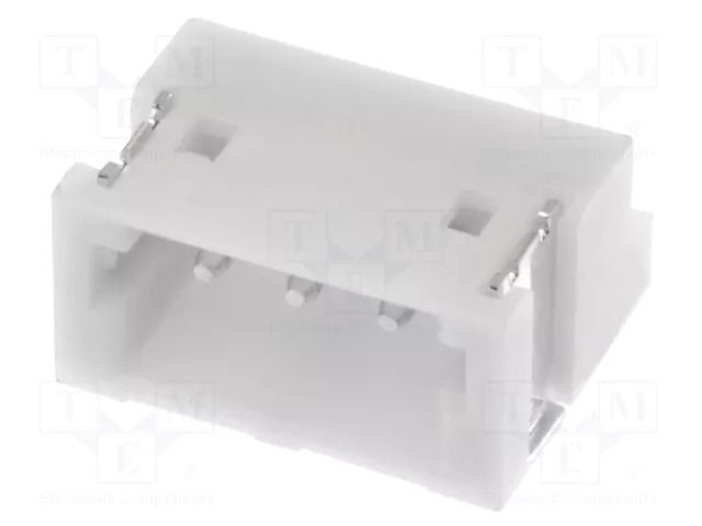 Connector: wire-board; socket; male; PIN: 3; ZH; 1A; 50V; horizontal JST S3B-ZR-SM4A-TF