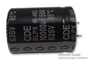 CAP, 10000┬╡F, 50V, ALU ELEC, SNAP IN SLPX103M050E7P3
