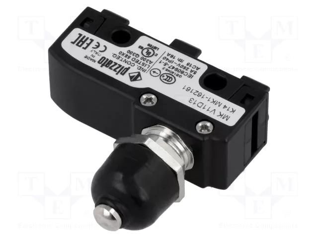 Microswitch SNAP ACTION; 6A/250VAC; 5A/24VDC; with pin; SPDT PIZZATO ELETTRICA MKV11D13