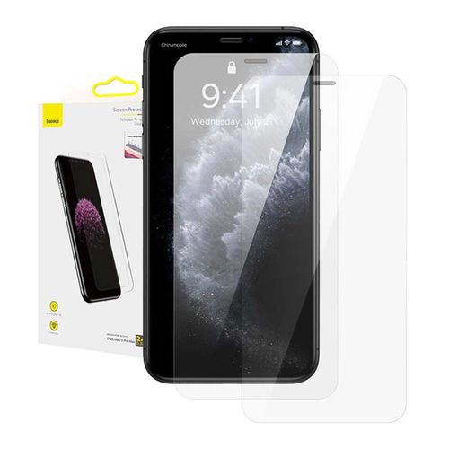 Baseus 0.3mm Full-glass Tempered Glass Film(2pcs pack) for iPhone XS Max/11 Pro Max 6.5inch, Baseus SGBL060302