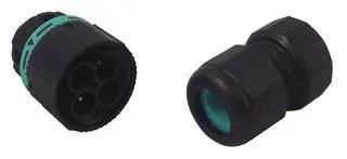 CIRCULAR CONNECTOR, PLUG, 2 WAY, CABLE THB.387.A2A