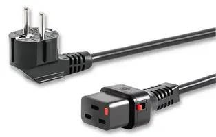 POWER CORD, IEC C19 TO EU PLUG, 2M, 16A IL19-EU1-H05-3150-200