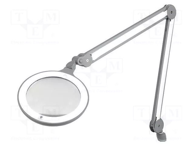 Desk magnifier; with backlight; 3dpt(x1.75); Ø175mm; Ø6.89"; 12W DAYLIGHT COMPANY DL-IQLAMP