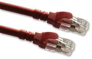 PATCH LEAD, CAT6A, RED, 3M 2996AS-3R