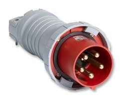 CONN, MAINS PLUG, 63A, 415V, RED 463P6W