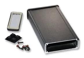 ENCLOSURE, EMI/RFI BOX, ALUM, BLACK 1457J1601EBK
