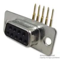 CONNECTOR, D SUB, RCPT, 9POS L77DFE09S1AON