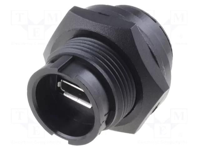 Adapter; socket; Data-Con-X; USB 2.0; IP67,IP68 SWITCHCRAFT DCP-USBCB-F