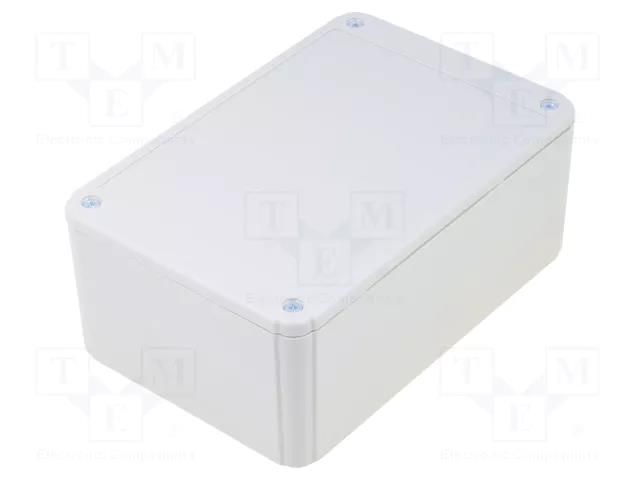 Enclosure: multipurpose; X: 100mm; Y: 150mm; Z: 60mm; ABS; grey; IP54 COMBIPLAST CP-6435