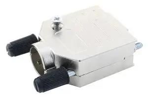 D SUB BACK SHELL, 180DEG, SIZE DE, ZINC DTZK9-BULK/50