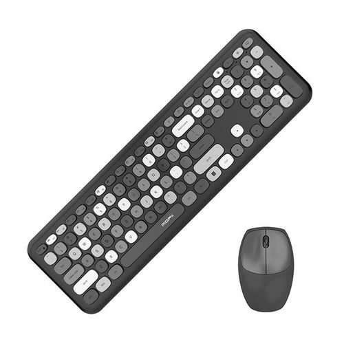 Wireless keyboard + mouse set MOFII 666 2.4G (Black), MOFII SMK-666395AG Black