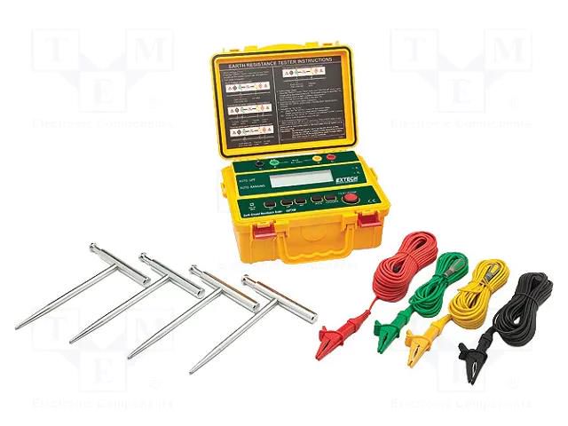 Meter: grounding resistance; LCD; 2mA@820Hz; Pollution degree: 2 EXTECH GRT300-NISTL