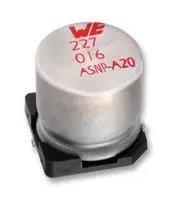 CAPACITOR, 22UF, 50VDC, ALUM ELECT, SMD 865250653010