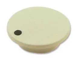 CAP W/MARKER DOT, KNOB, K21, WHITE MPCL1746