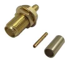 RF COAXIAL, SMA JACK, 50 OHM, CRIMP MC23592