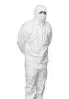 CLEAN ROOM DISPOSABLE COVERALL, MEDIUM 600-5007