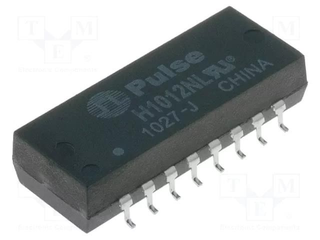 Transformer: LAN; SMD; -1dB; Network: Ethernet 10/100Mbps; 0÷70°C PULSE H1012NL