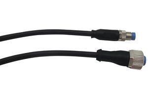 SENSOR CORD, 4P, M8 PLUG- M12 RCPT, 1.5M 2273109-4