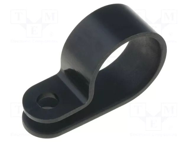 Fixing clamp; Cable P-clips; ØBundle : 16mm; W: 10mm; polyamide HELLERMANNTYTON H9P