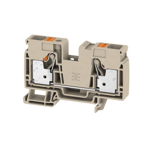 Feed-through terminal block, PUSH IN, 16 mm², 1000 V, 76 A, Number of connections: 2 Weidmuller 2494000000 04050118504019