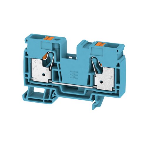 Feed-through terminal block, PUSH IN, 16 mm², 1000 V, 76 A, Number of connections: 2 Weidmuller 2494100000 04050118504101