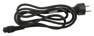 POWER CORD, EUROPEAN CEE 7/7 PLUG, 1.8M, 2.5A, BLACK VC-1034-21-180.