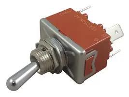 TOGGLE SWITCH, DPST, 15A, 250VAC T215K-AULF