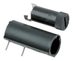 FUSE HOLDER, PCB, HORIZONTAL, 250V, 6.3A BK1-H15-H-1