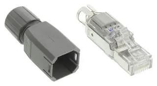 RJ45 ETHERNET CONN, PLUG, 8POS, CABLE 750-975