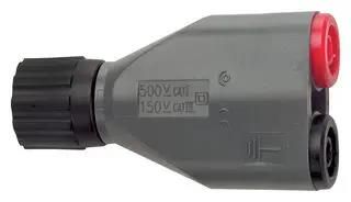 ADAPTER, BNC PLUG-BANANA X 2 JACK 72937